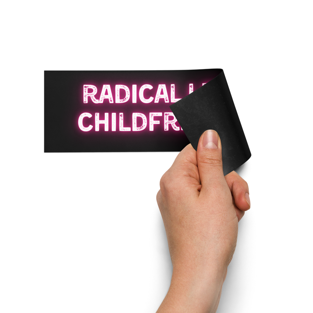 Radical Leftist Childfree Scum | Car Magnet
